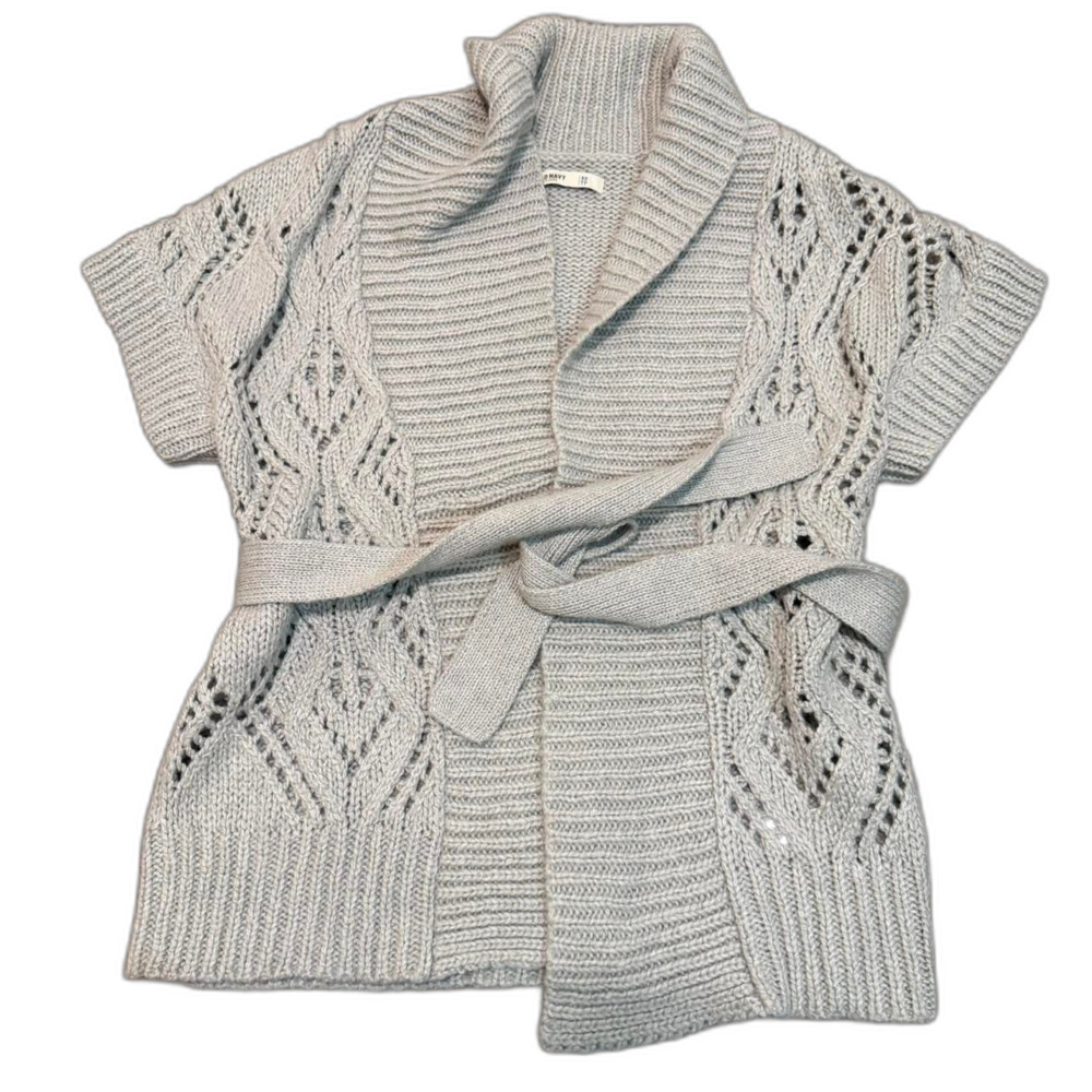 vintage y2k wool blend belted sweater